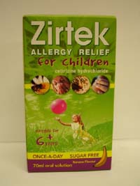 Zirtek Allergy Solution 70ml